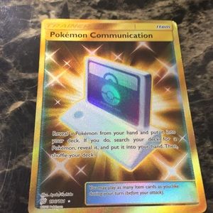 Pokémon Communication Full art secret rare 296/181